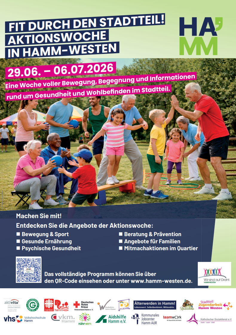 „Fit durch den Stadtteil!“ - Aktionswoche Gesundheit im Hammer Westen